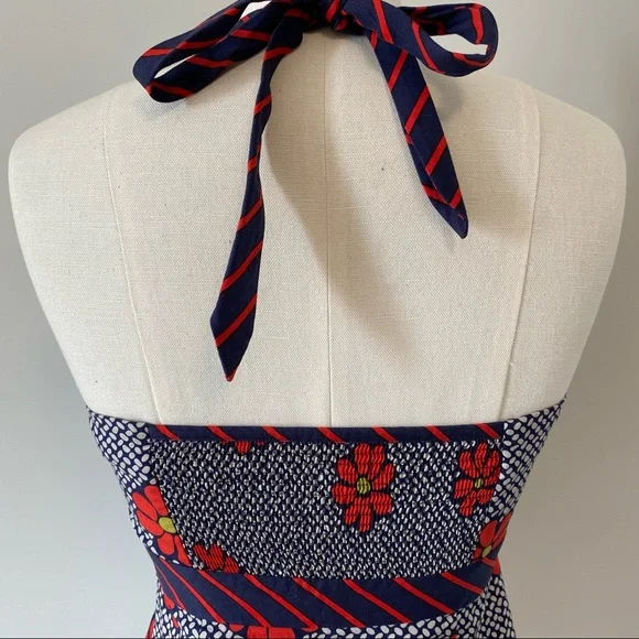 Anthropologie Odille Retro Floral Halter Top - Picture 7 of 12